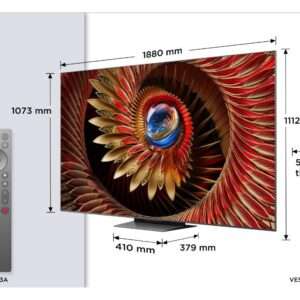Televizor TCL 85C8K/QLED MiniLED/85"/4K UHD/144Hz/Google TV/crna