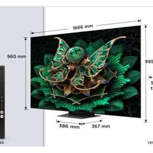 Televizor TCL 75C7K/MiniLED-QLED/75"/4K UHD/144Hz/Google TV/crna