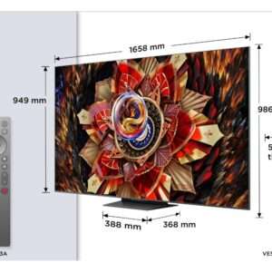 Televizor TCL 75C9K/MiniLED-QLED/75"/4K UHD/144Hz/Google TV/crna