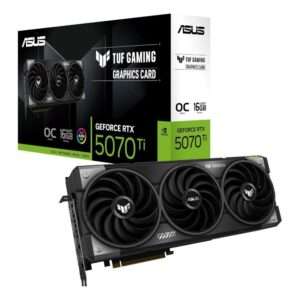 Graficka karta ASUS TUF-RTX5070TI-O16 GAMING NVD/16GB/GDDR7/256bit/crna