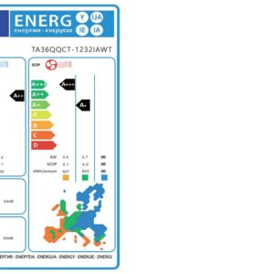 Klima TESLA TA36QQCT-1232IAWT/inverter/R32/12000BTU/A++/A+/grejac spoljne jedinice/-25/wi-fi/bela