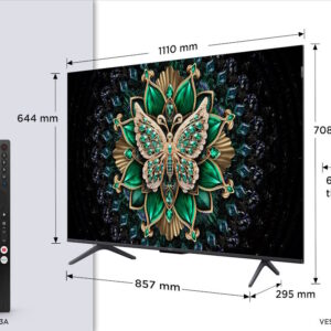 Televizor TCL 50C6K/MiniLED-QLED/50"/4K UHD/144Hz/Google TV/crna