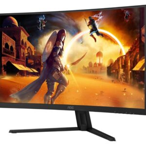 Monitor AOC CQ32G4VE 31.5"/VA/2560x1440/180Hz/1ms GtG/HDMIx2,DP/Adaptive sync/VESA/crna
