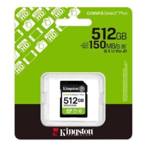 Memorije kartice KINGSTON SDS3/512GB/Canvas Select Plus/Class10 UHS-I/150MB/s