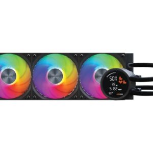 Vodeno hladenje za CPU LEVELPLAY Combat Liquid 360 HUD AIO/sa ekranom/crna