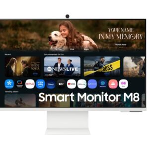 Monitor SAMSUNG LS32FM801UUXDU 32"/VA/3840x2160/60Hz/4ms GtG/HDMI,USB-C,LAN/VESA/smart/zvucnici/bela