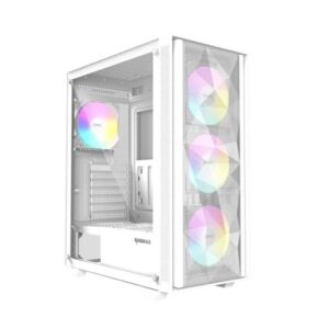 Kucište Raidmax Vector V217/ATX/Micro-ATX/Mini-ITX/ARGB/kaljeno staklo/bela