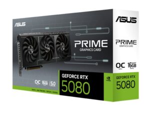 Graficka karta ASUS PRIME-RTX5080-O16G NVD/16GB/GDDR7/256bit/crna