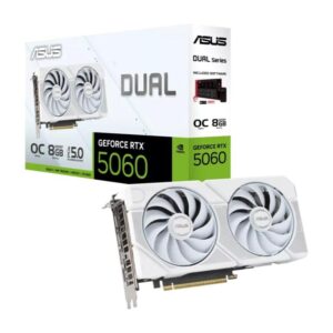 Graficka karta ASUS DUAL RTX 5060 NVD/8GB/GDDR7/128bit/bela
