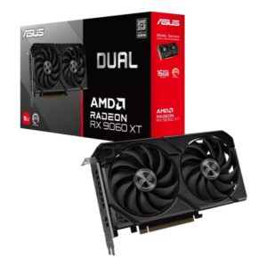 Graficka karta ASUS DUAL-RX9060XT-16GT AMD/16GB/GDDR6/128bit/crna