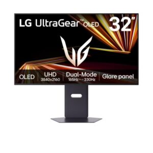 Monitor LG 32GX850A-B.AEU 31.5"/OLED/UHD 165Hz FHD 330Hz/0,03ms GtG/HDMIx2,DP,USB/Gsync/pivot/crna