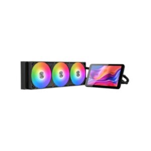 Kuler za PC XIGMATEK Connect Pro/ARGB/360mm/triple fan/vodeno hladenje/crna