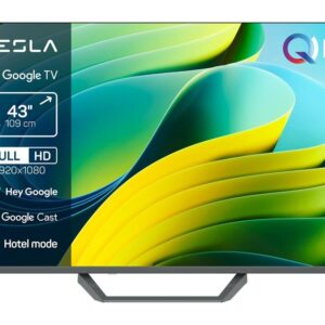 Televizor TESLA Q43E665GFS/QLED/43"/smart/Google TV/siva