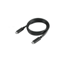 Lenovo USB-C Cable 1m/Date rate 10Gbps/Support max 100W @20V/5A