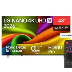 Televizor LG 43NU850B3LA/Nano/43"/4K Ultra HD/smart/webOS 26/crna