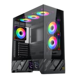 Kucište XIGMATEK Alphard Pro Gaming/E-ATX/ATX/M-ATX/Mini-ITX/ARGB/bez napajanja/crna