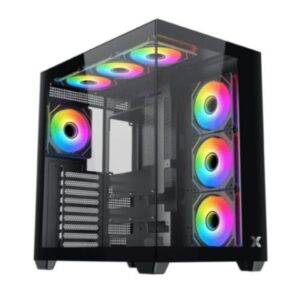 Kucište XIGMATEK Aqua V Air Gaming/ATX/Micro ATX/Mini ITX/ARGB/bez napajanja/crna